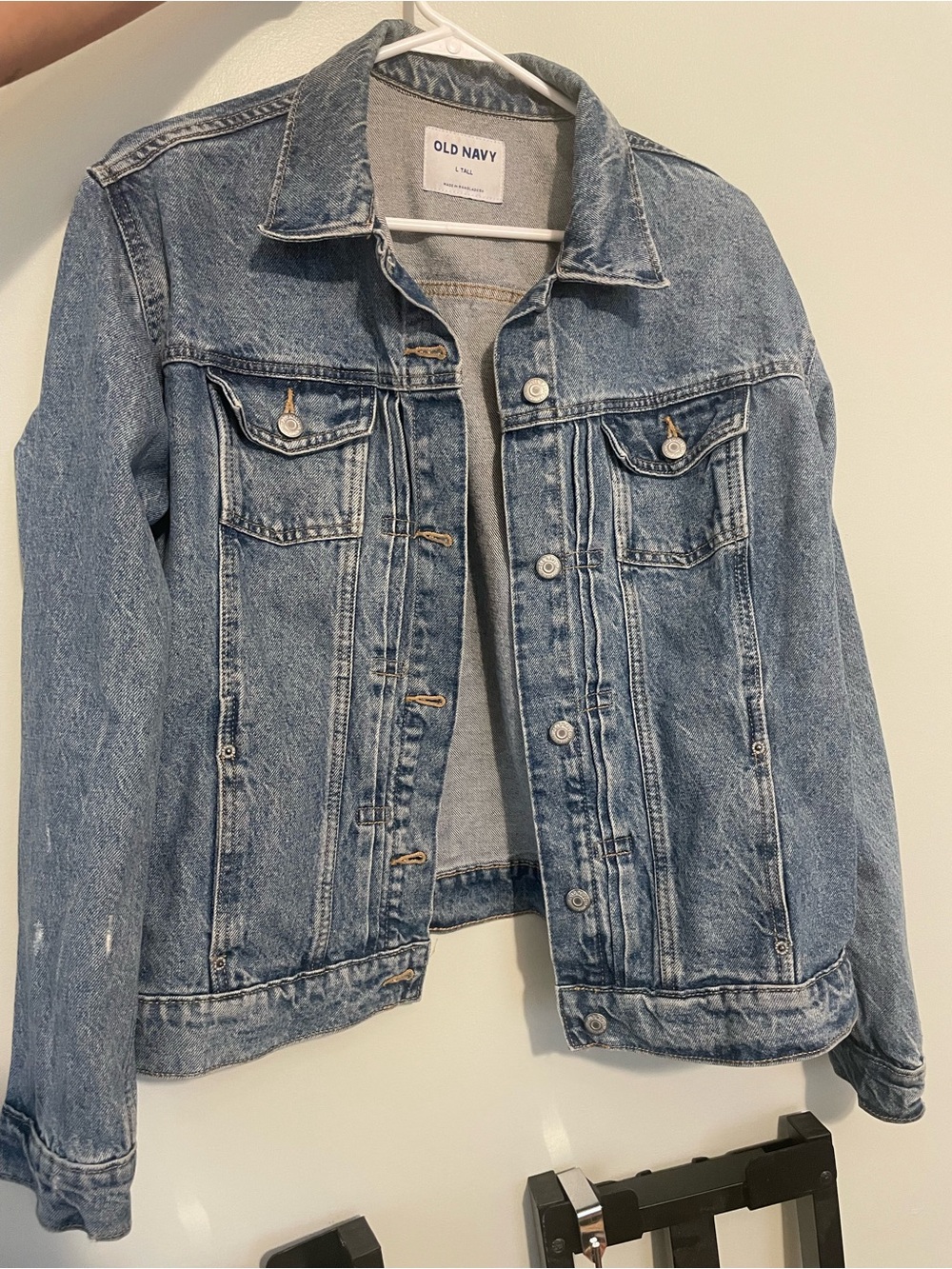 Old Navy Light Blue Denim Trucker Jacket - Women's - Picture 4 of 4